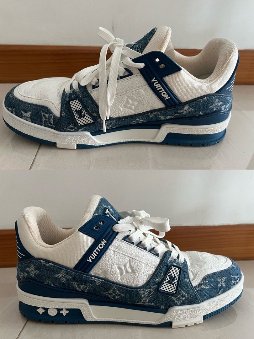 Blue Louis Vuitton Sneakers for Men
