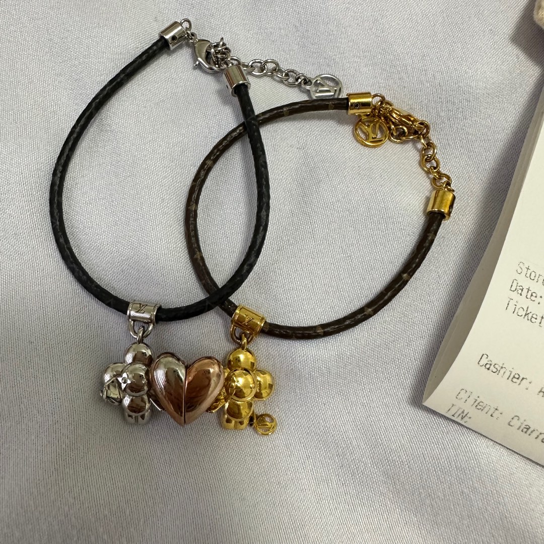 LV Vivienne Amour Couple Bracelet, Luxury, Accessories on Carousell