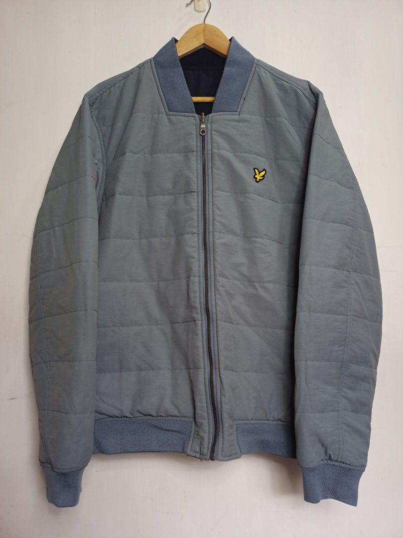Lyle and scott reversible bomber jacket on sale