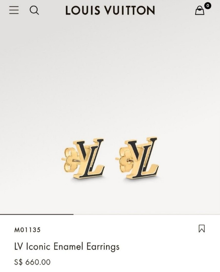LV Iconic Enamel Earrings