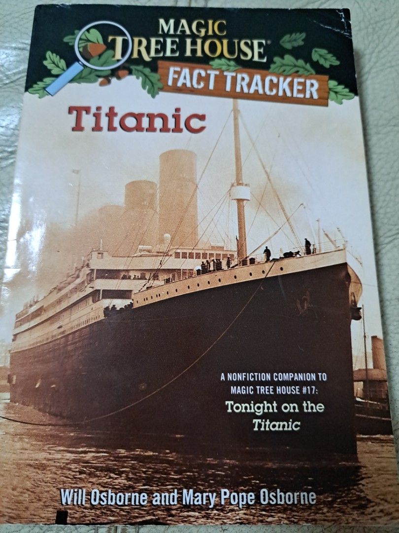 Magic tree house Titanic, 興趣及遊戲, 書本 & 文具, 教科書 - Carousell