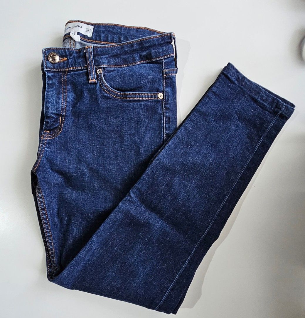 Mango Olivia Organic Cotton Women Jeans EU38