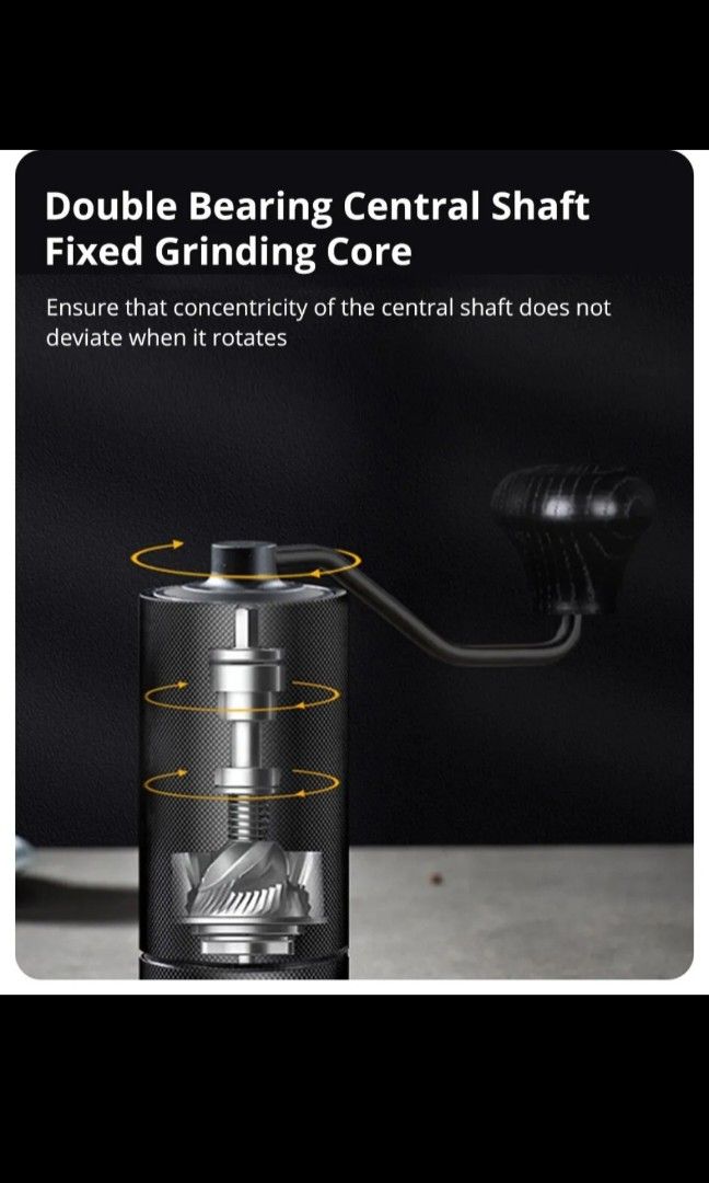 Manual Coffee Grinder CNC Stainless Steel Grinding Core Adjustable
