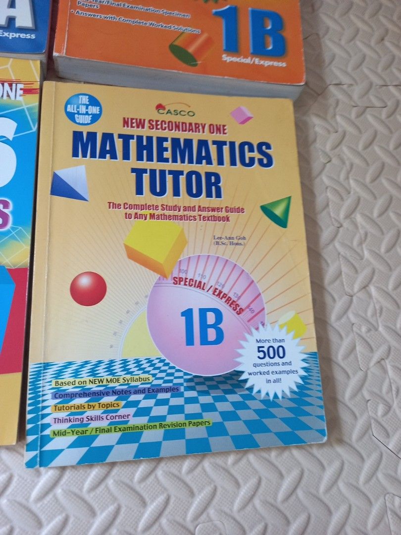 Mathematics secondary 1 special/express, Hobbies & Toys, Books ...
