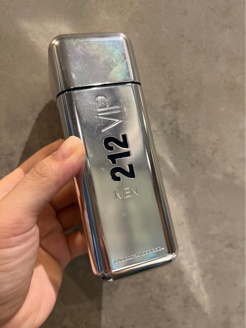 Authentic Men 212 VIP by Carolina Herrera (Category: Fragrance & Deodorants) located in Quezon City. Submitted by liz.ty (Listing ID 1251341437, Image 2). Description: Size: 100ml Originally bought from Rustan’s at 4,600x Used once only. No box already. 100% authentic. .