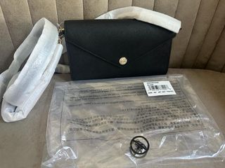Michael Kors Jet Set Travel Medium Saffiano Leather Chain Card Case Bl –  LussoCitta