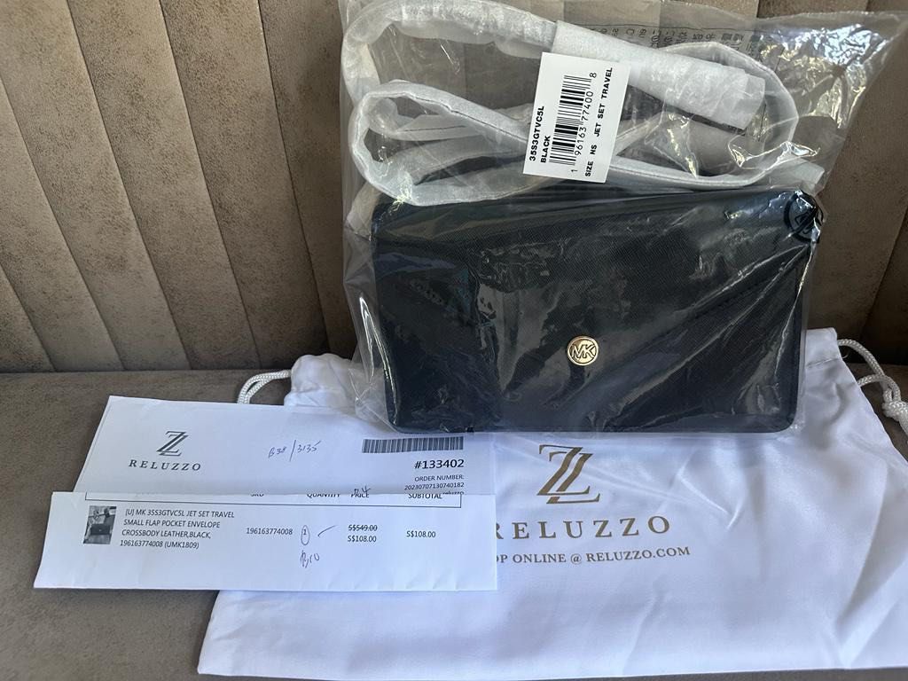 Michael Kors Jet Set Travel Small Envelope Crossbody Bag