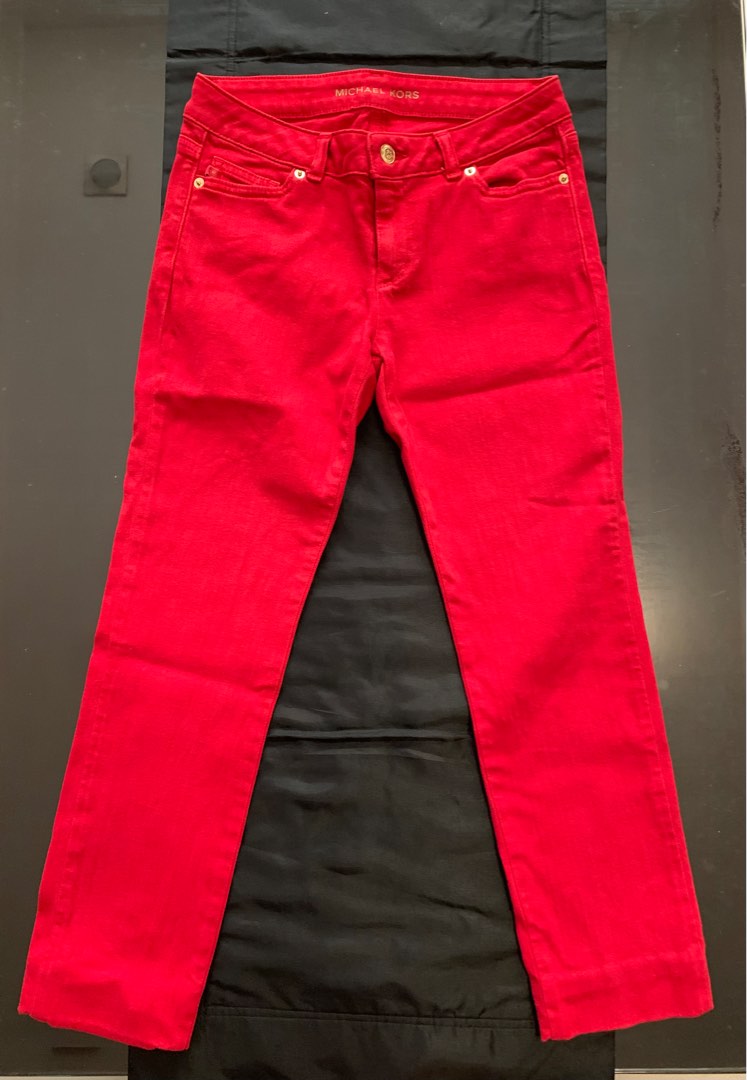 Michael kors shop red jeans