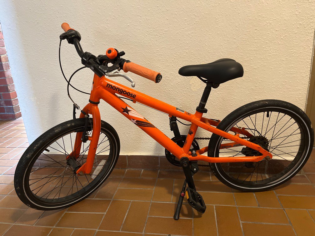Mongoose orange 2025 20 inch bike