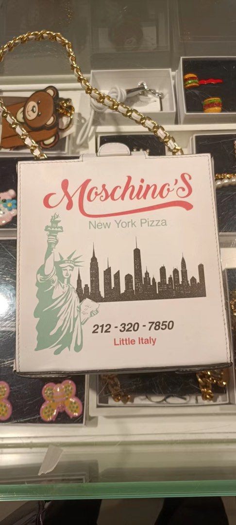 Moschino pizza box discount bag