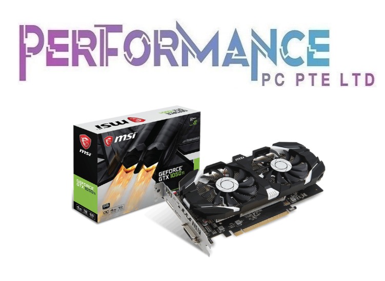 MSI GeForce GTX 1050 Ti 4GT OCV1 GRAPHICS CARD 3 YEARS WARRANTY
