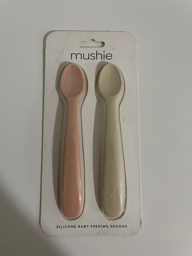 Mushie Silicone Spoons, Babies & Kids, Nursing & Feeding, Weaning & Toddler  Feeding on Carousell