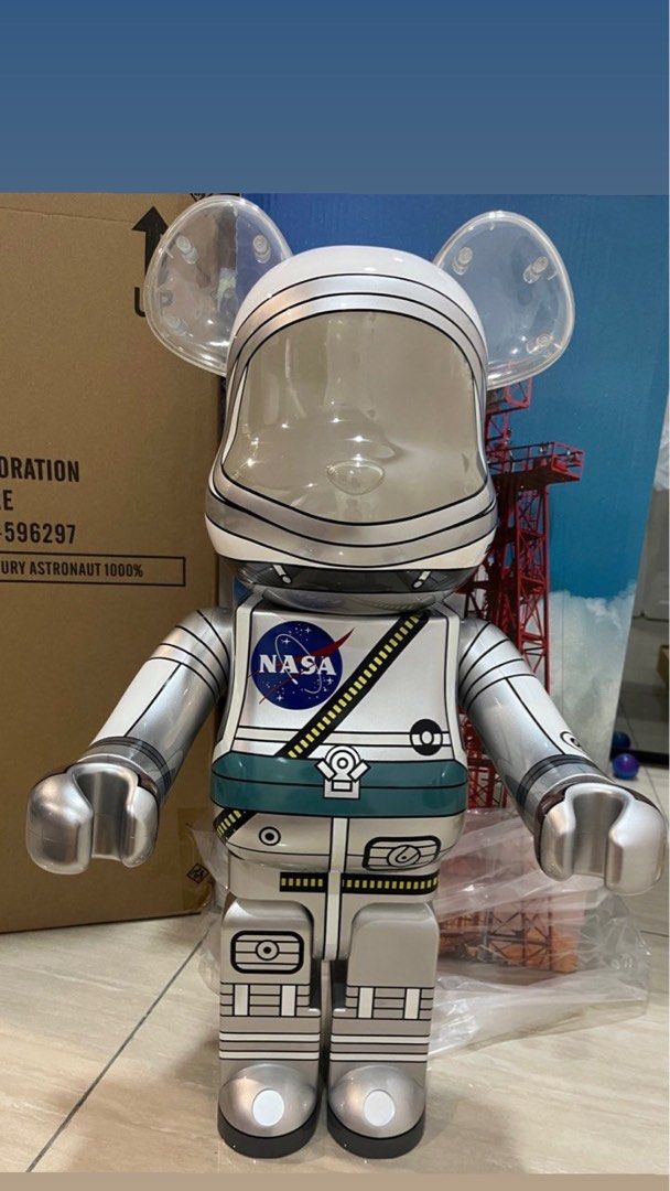 Nasa project astronaut mercury bearbrick 1000 be rbrick brand new