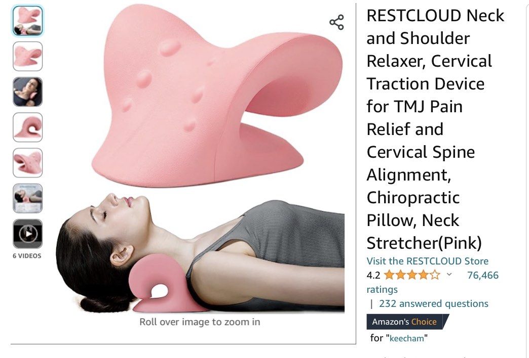  RESTCLOUD Neck and Shoulder Relaxer, Cervical Traction