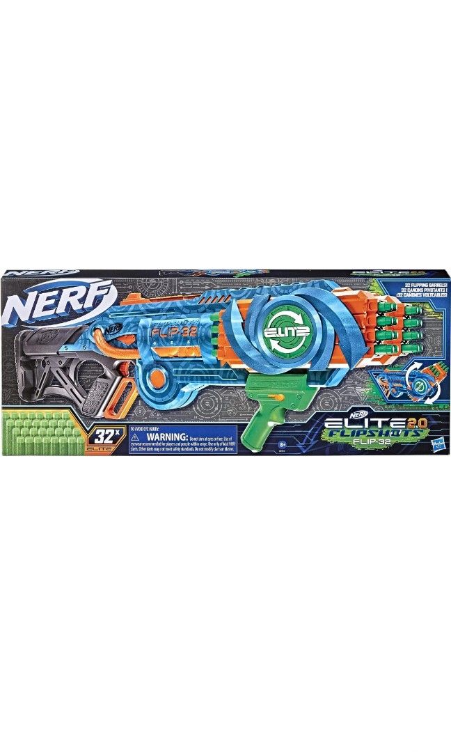  NERF Elite 2.0 Flipshots Flip-32 Blaster with 32 Dart