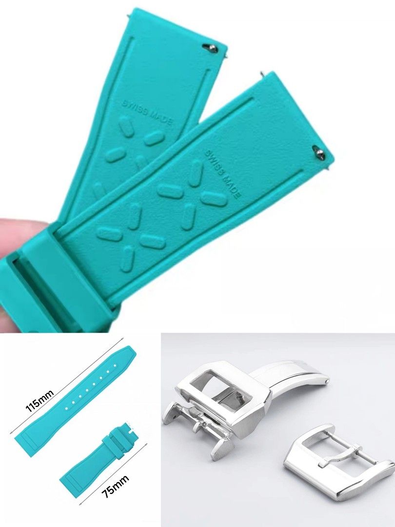 New 20 21 22mm QUICK RELEASE FPM RUBBER NOT CHEAP SILICONE STRAP