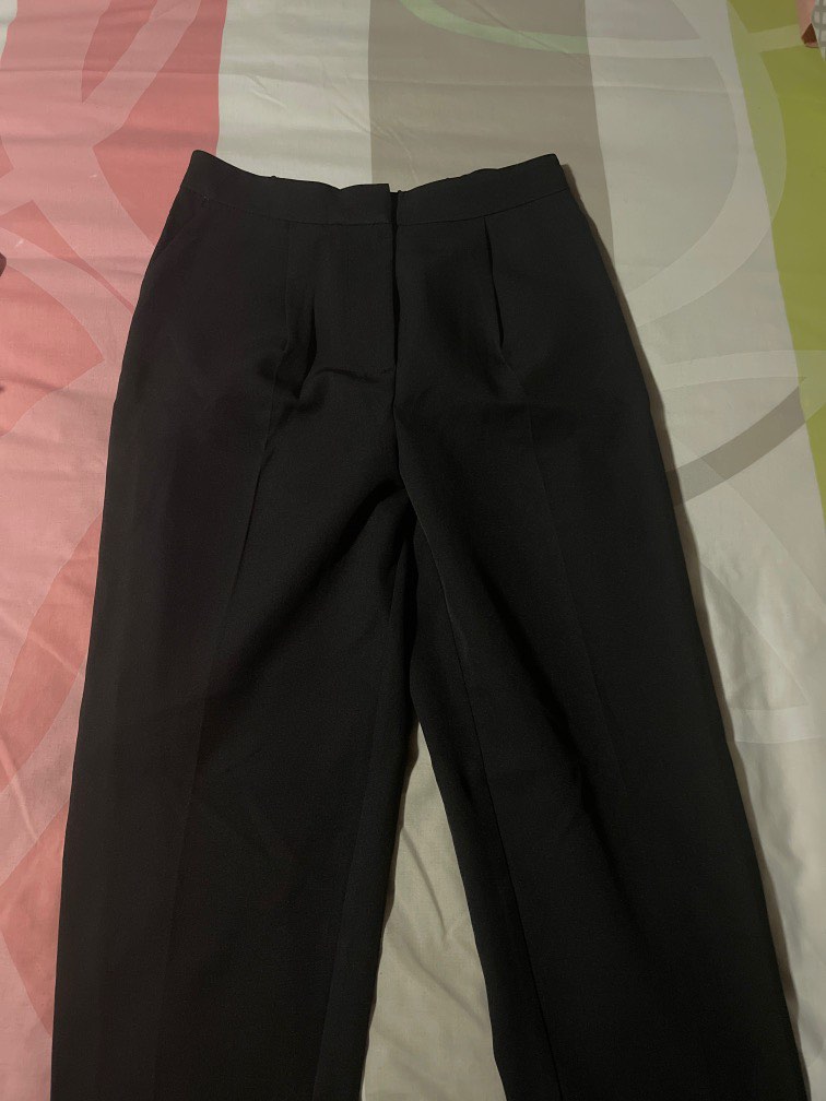 Mens Trousers British Style Business Casual Slim Pants Straight Leg Pants  Korean | eBay