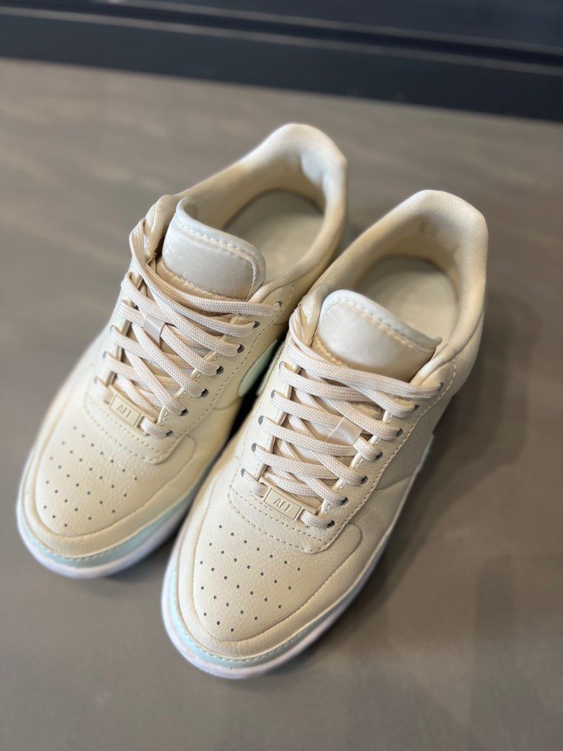 Nike Air Force 1 Yellow Women s Fashion Footwear Sneakers on