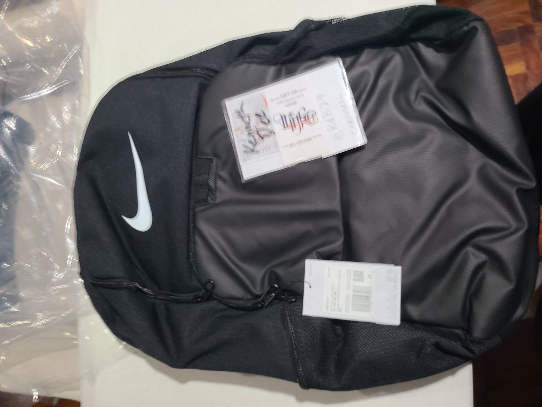 Nike Brasilia 9.5 Training Backpack Black White Shoulder Sling Bag Size XL  30L Capacity Brand New w Tags Plastic, Men's Fashion, Bags, Backpacks on  Carousell