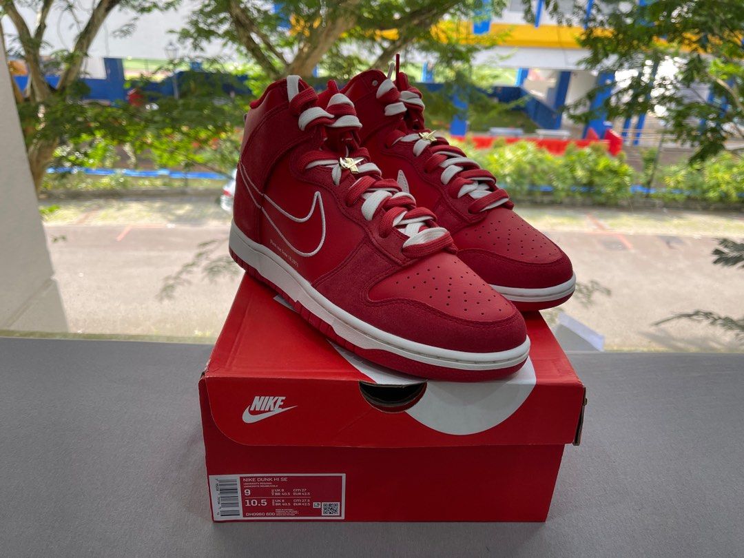 NIKE DUNK HIGH UNIVERSITY RED 27.5 | camillevieraservices.com