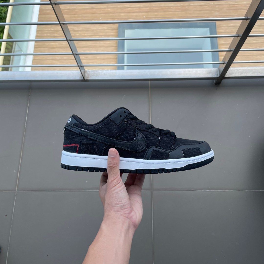 Nike SB Dunk Low Wasted Youth Black Denim FNF Box pair US 10 UK