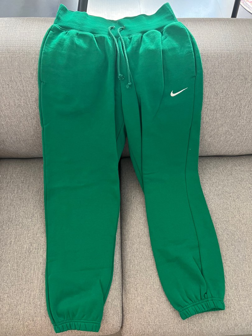 Nike Sweatpants Green, Women's Fashion, Bottoms, Other Bottoms on Carousell