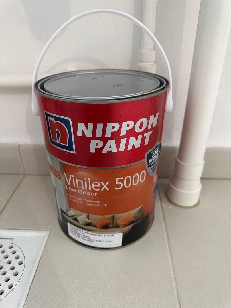 Nippon Paint Vinilex 5000 White SnowFlakes, Furniture & Home Living