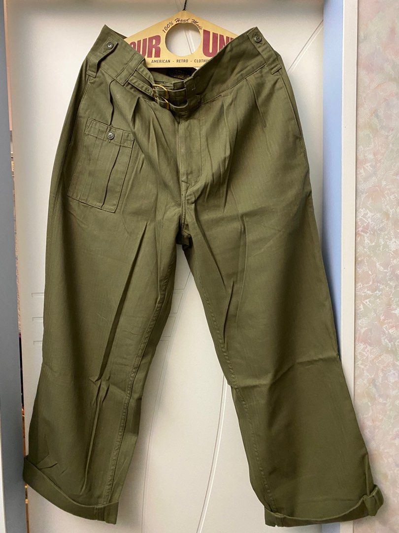 NVGS Army Green Gurkha Pants, 男裝, 褲＆半截裙, Chino褲- Carousell