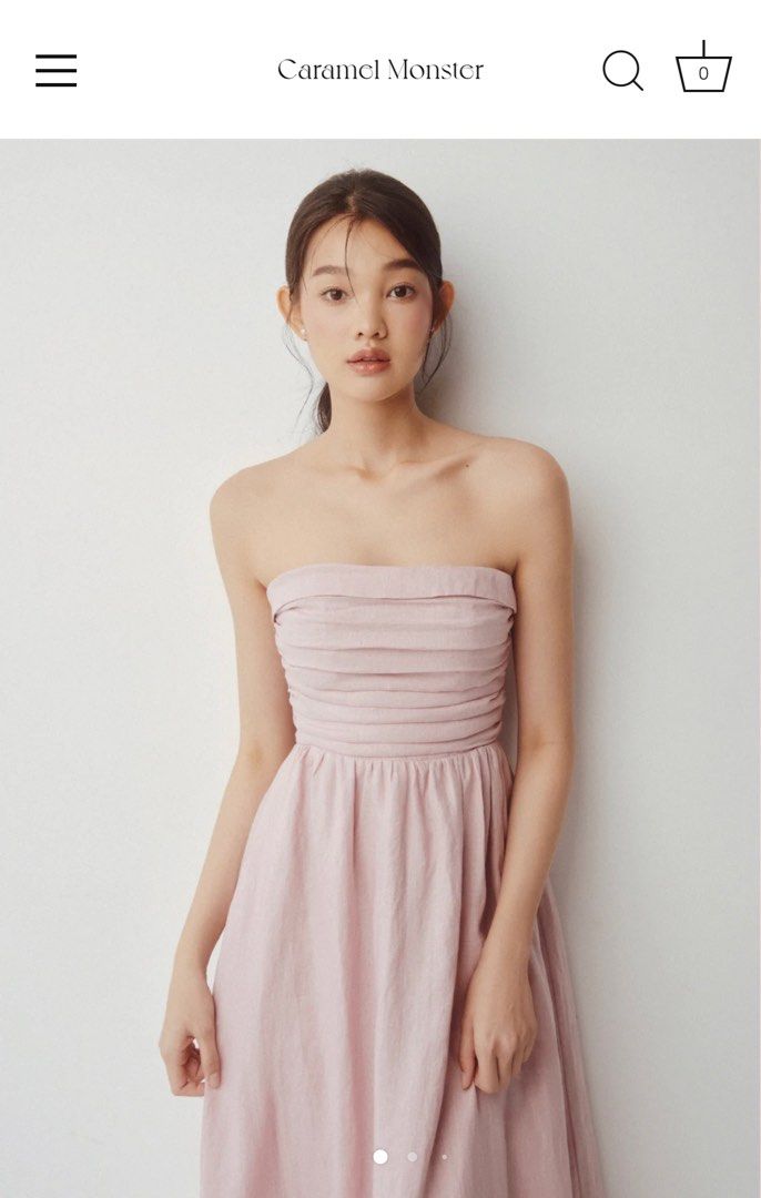 OOS ON WEBSITE Chloe Maxi Dress Powder SIZE M Women s Fashion