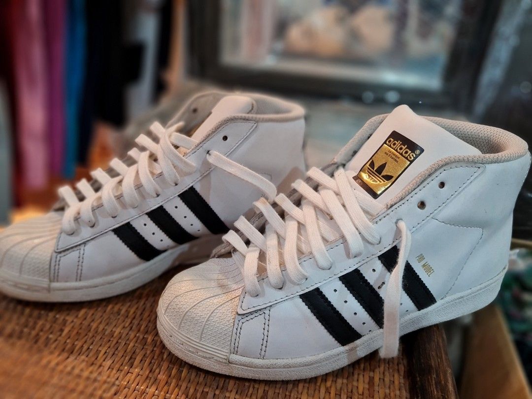 Original adidas hi top sneakers Men s Fashion Footwear Sneakers