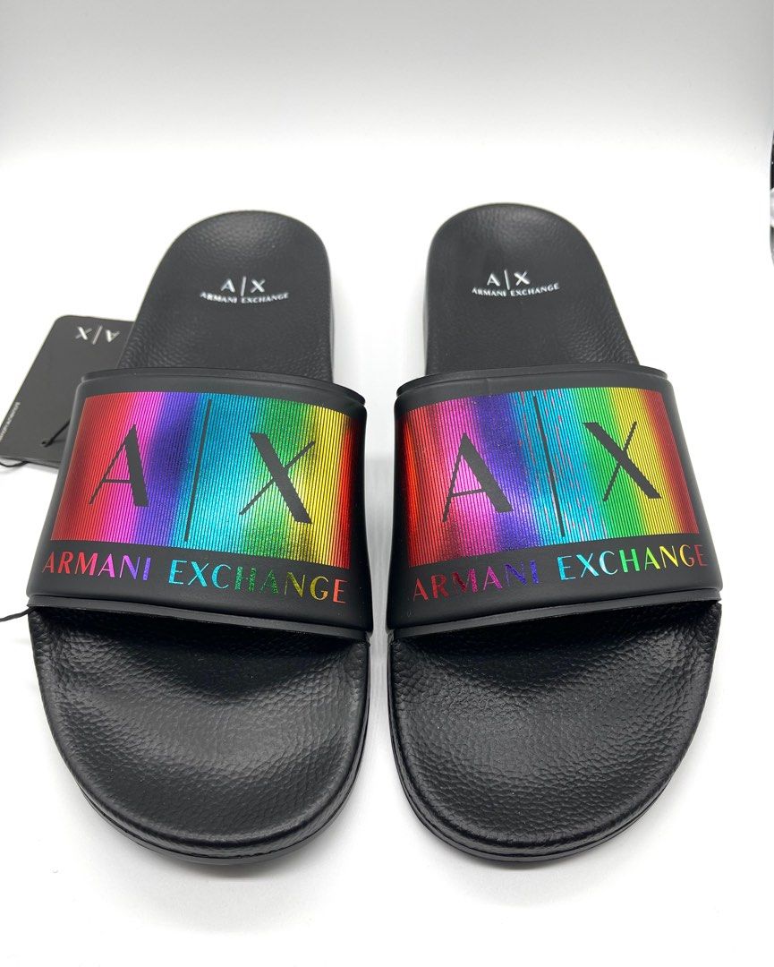 Original Armani Exchange Slides for Men on Carousell