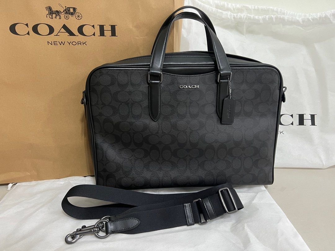 Coach mens laptop bag hotsell