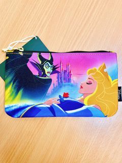 Loungefly X Disney Zip Around Wallet Sleeping Beauty Aurora Maleficent