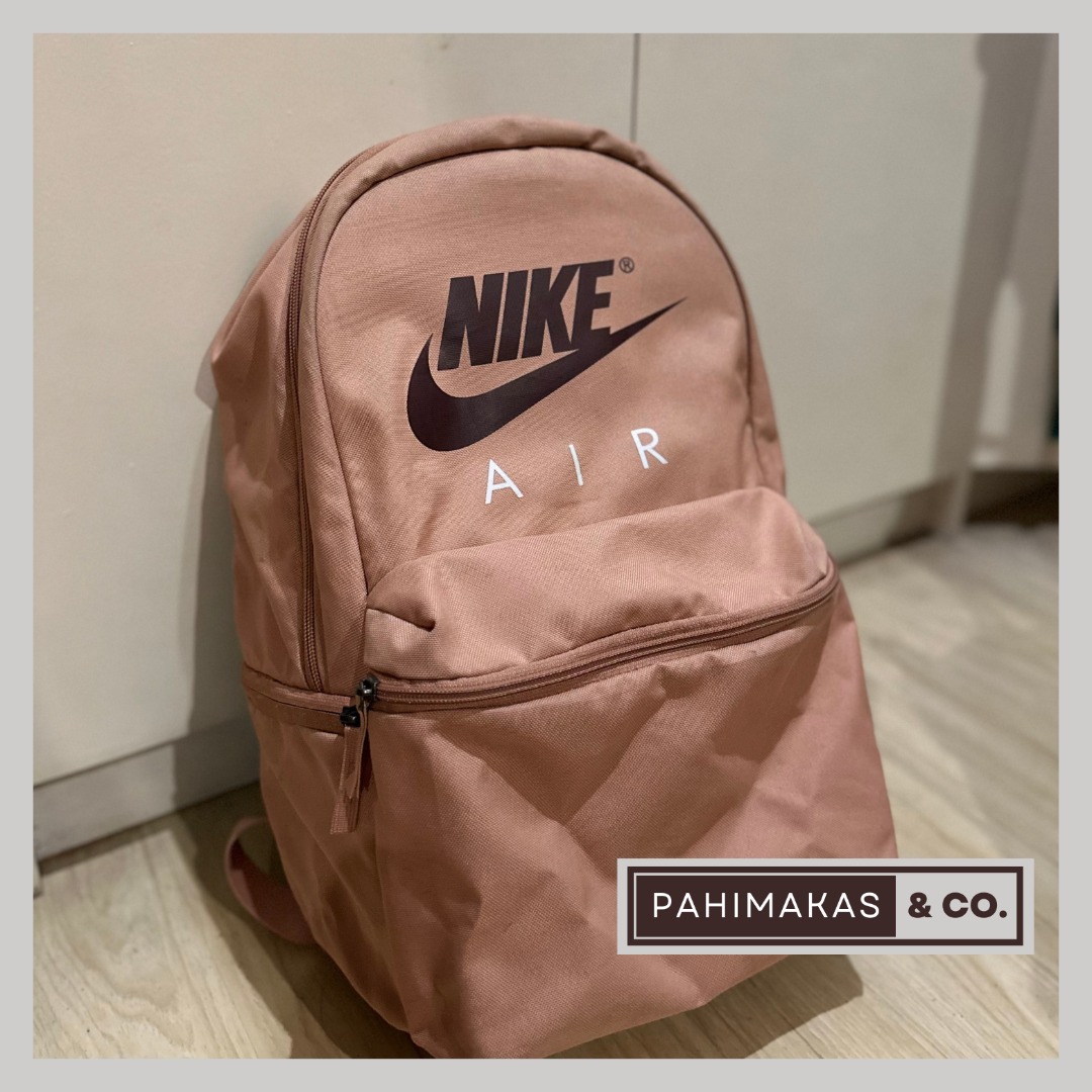 Rose gold nike air backpack shop