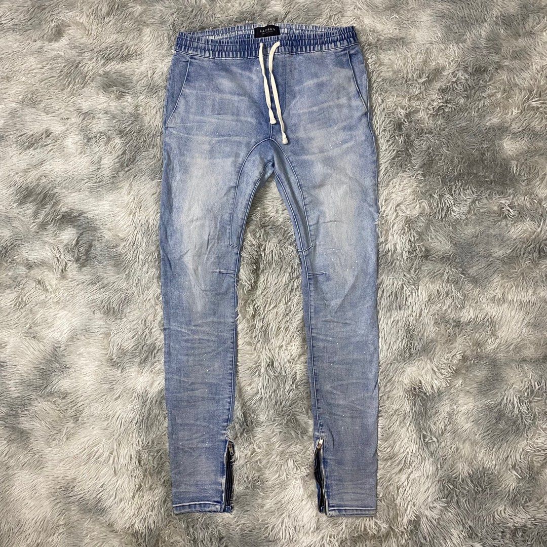 Pacsun Active Stretch Denim Jogger Men s Fashion Bottoms