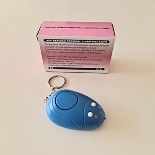 Personal Alarm Security For Ladies Children ☆ With Light + Panic Button ☆ Keychain ☆ Holiday ☆ Travel ☆ Emergency ☆ Night Safety ☆ Stalker