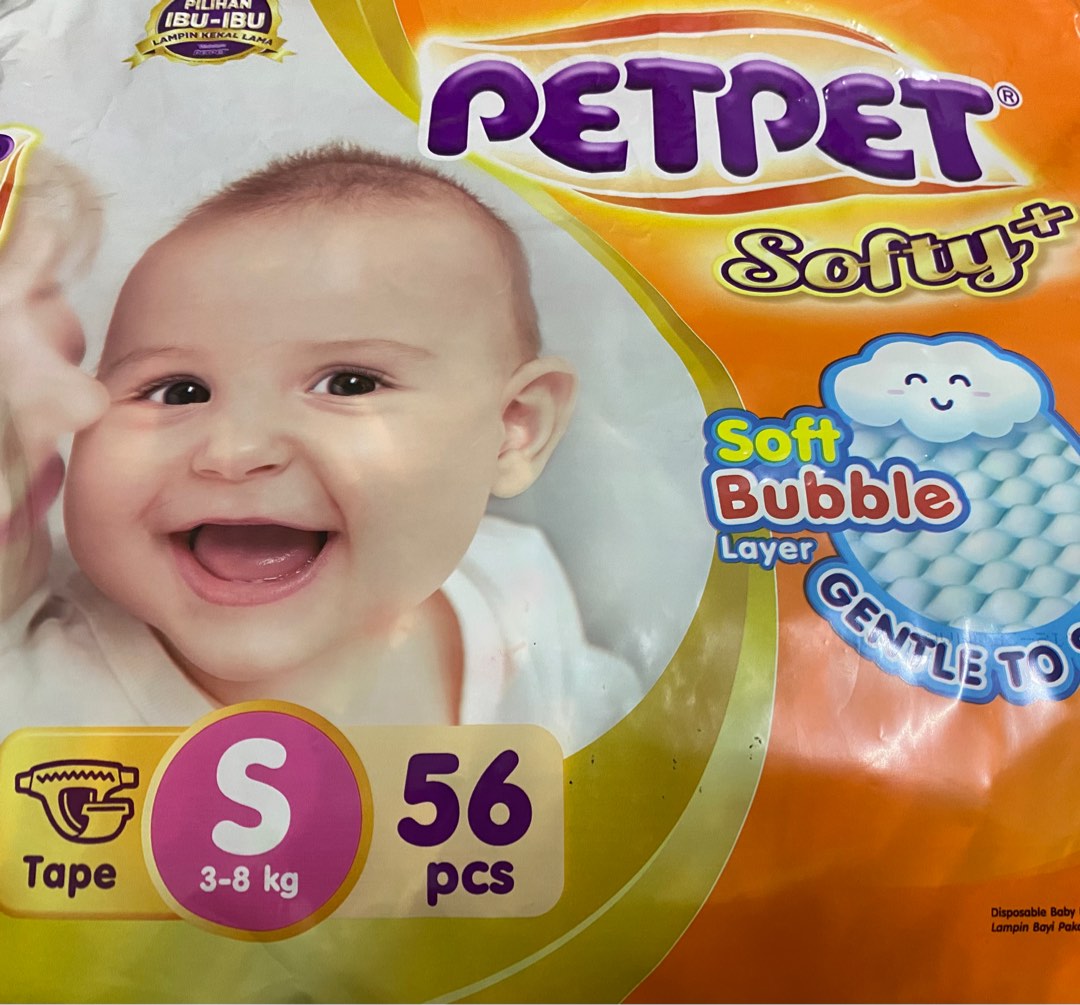 PetPet Softy S (38kg), Babies & Kids, Bathing & Changing, Diapers