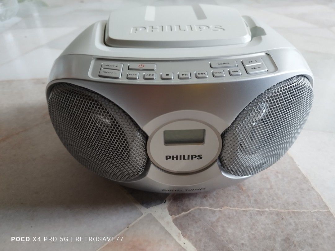 Portable CD Audio, Philips on AZ215S/12 Music Players player, Carousell Soundmachine