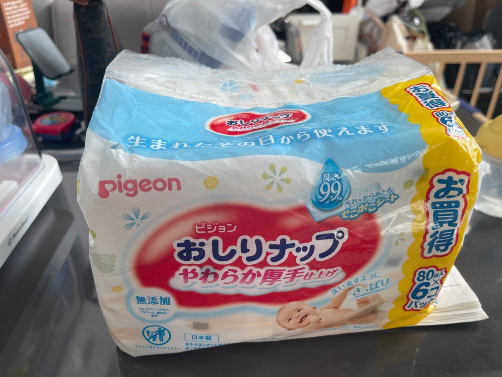 Pigeon wet wipe, Babies & Kids, Bathing & Changing, Diapers & Baby