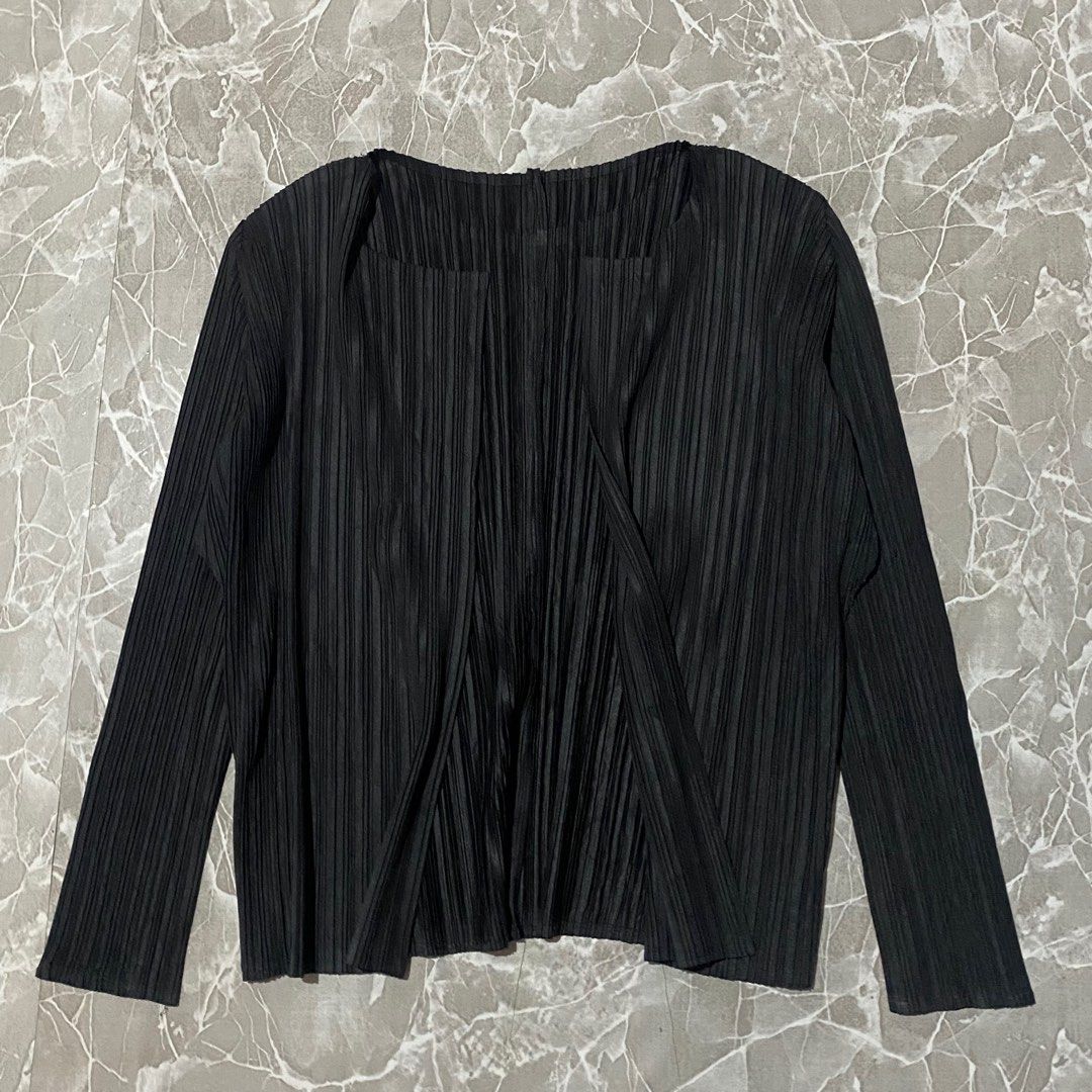 PLEATS PLEASE CARDI