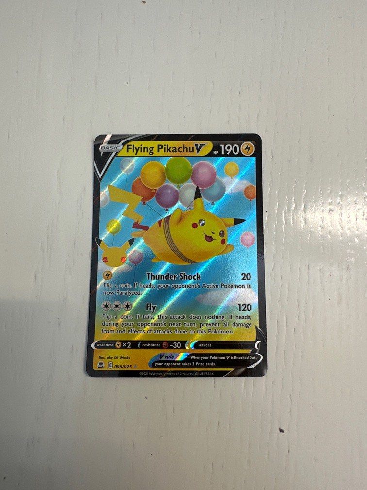 flying pikachu v pokemon card value Detective Pikachu Cafe Figure Collection Box