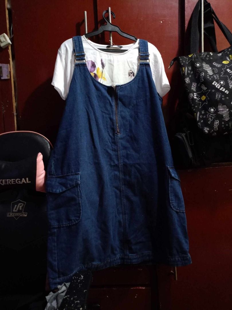 Red herring denim sales dress
