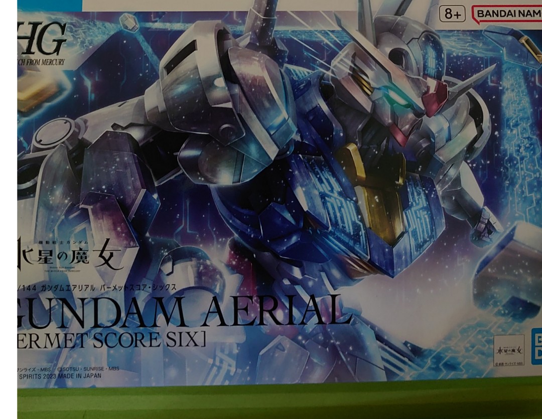 Gundam HG 1/144 Aerial Permet Score Six Model kit GUNDAM THE WITCH FROM  MERCURY