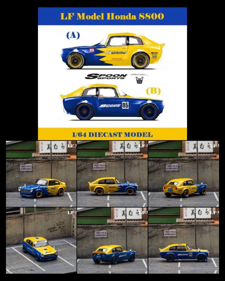 Preorders 1/64 LF Honda S800 Coupe Spoon, Hobbies & Toys, Toys & Games on  Carousell