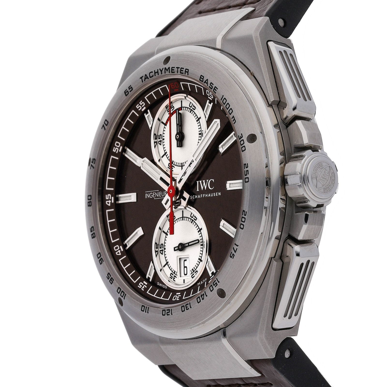 Pre Owned IWC Ingenieur Chronograph Silver Arrow IW3785 11 Luxury