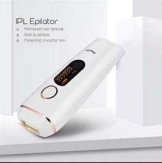 Professional IPL Permanent Hair Removal with 5 Energy Levels for Face and Body