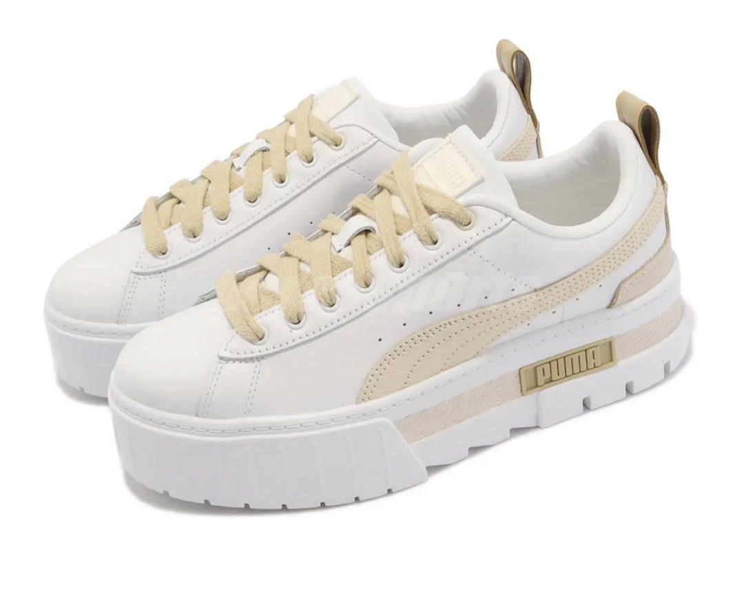 Puma khaki top sneakers