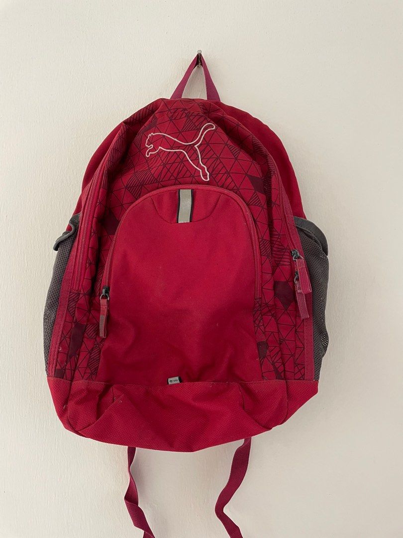 Puma red on sale echo backpack