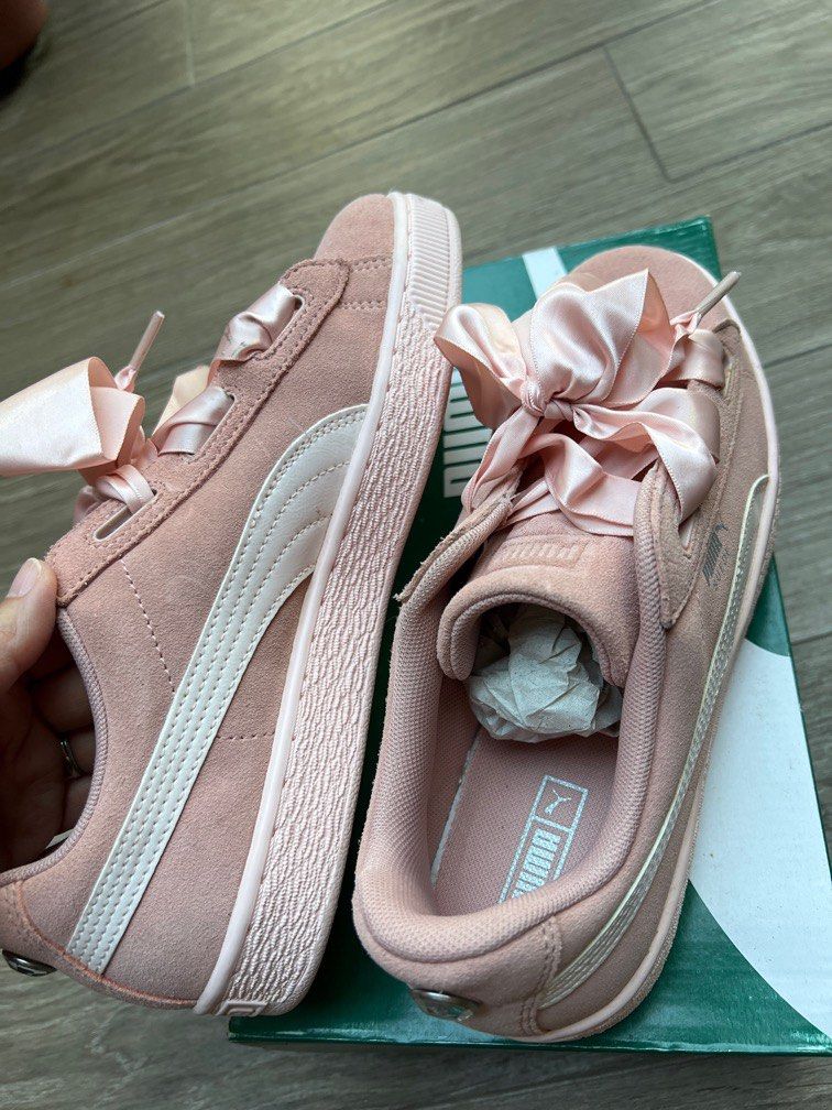 Puma suede peach on sale