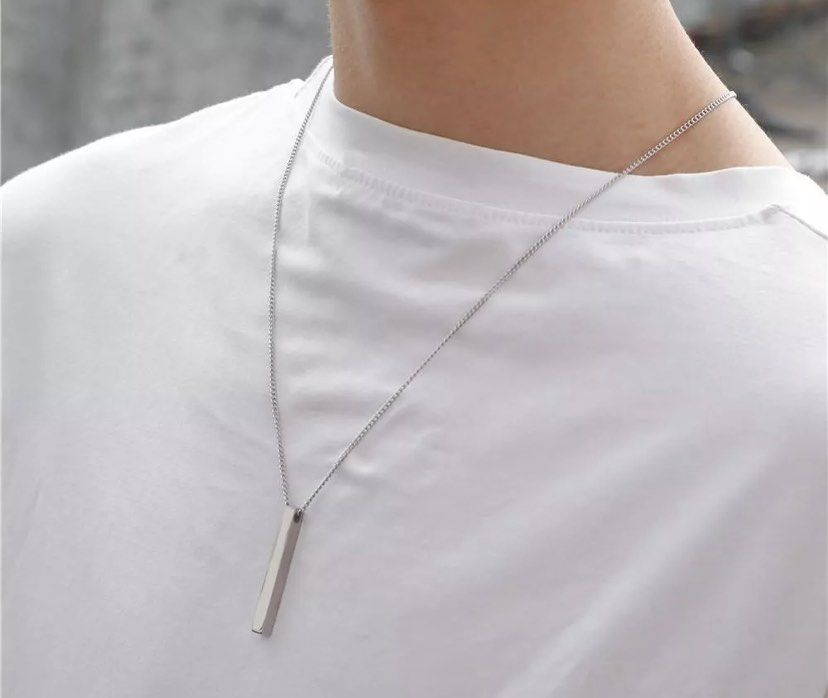 Men on sale long chain